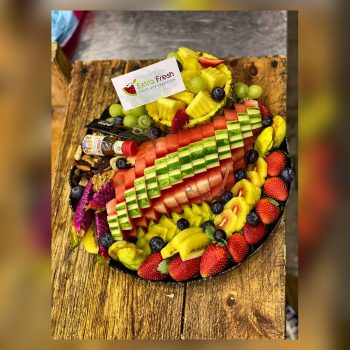 صحن قطع فواكه